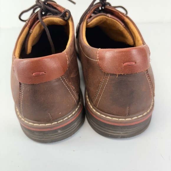 Florsheim Norwalk Oxford Mens Size 12M Brown Leather Shoes Lace Up - Picture 4 of 8